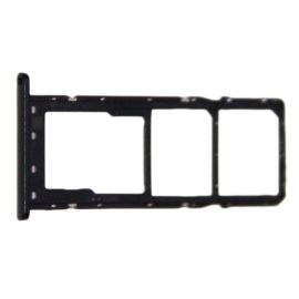 Лоток sim-карты для Samsung SM-A037F (Galaxy A03s) и карты памяти <черный>