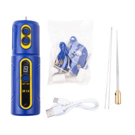 Машинка для удаления клея, резки, полировки Mechanic IR14 (5 насадок, 4 скорости, подсветка, 2000 mAh)