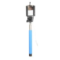 Монопод (палка) для селфи Cable 201 с зеркалом <синий> ― OnlineBazar.su