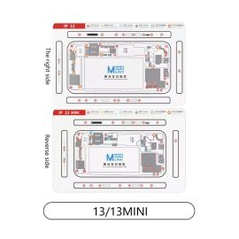 Набор магнитных ковриков MaAnt (двусторонние, с раскладкой для iPhone, (X-15PM) 12 шт.)
