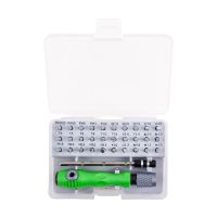 Отвертка 7389C (30 насадки, пластиковый кейс) ― OnlineBazar.su