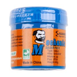Паста паяльная Mechanic B30-BS458 (60 г, низкотемпературная 138°C, бессвинцовая)