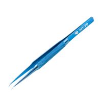 Пинцет MY-20 (изогнутый/титановый) ― OnlineBazar.su