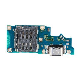 Плата нижняя для Realme RMX5000 на системный разъем, разъем Sim-карты и микрофон (оригинал)
