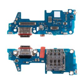 Плата нижняя для Realme 14 Pro 5G на системный разъем, разъем Sim-карты и микрофон (оригинал)