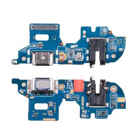 Плата нижняя для Realme 8i на системный разъем, разъем гарнитуры и микрофон (оригинал)