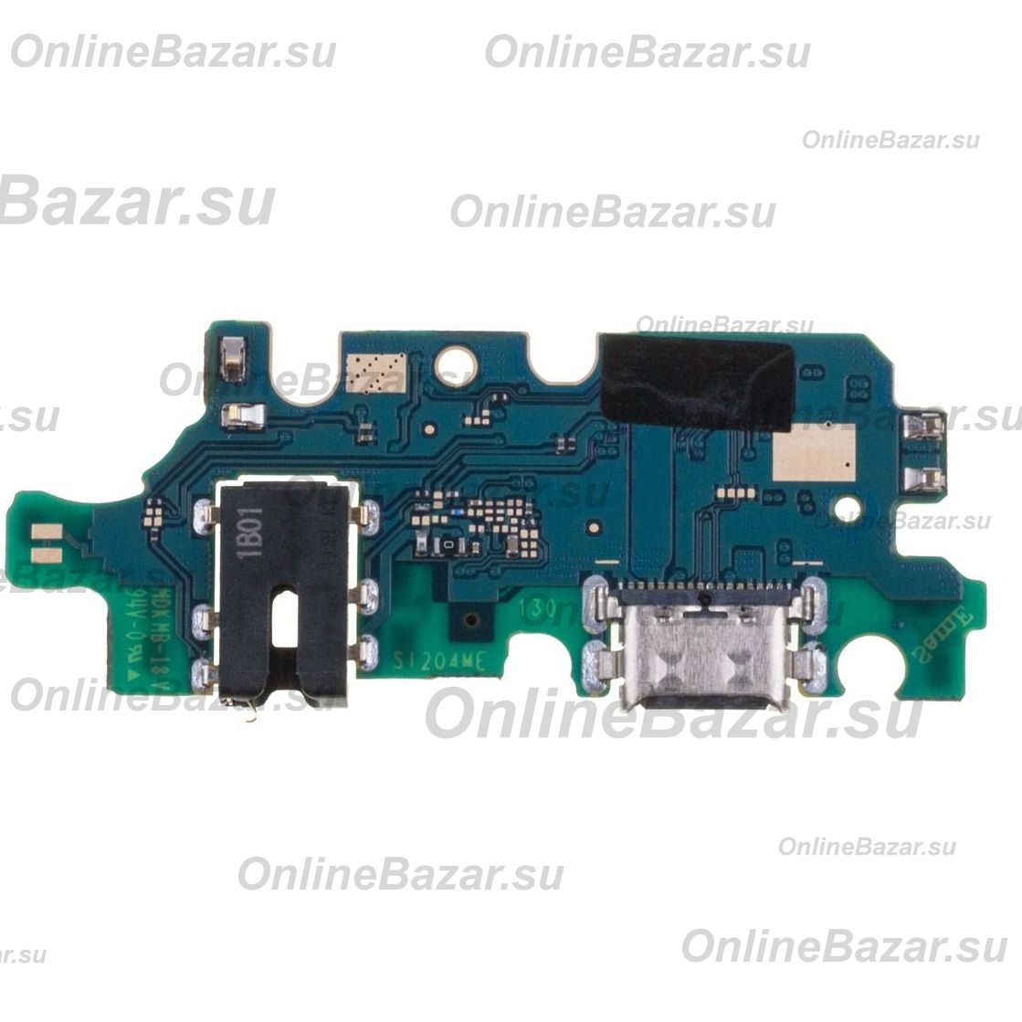 Плата нижняя для Samsung SM-A137F (Galaxy A13) на системный разъем, разъем гарнитуры и микрофон ― OnlineBazar.su