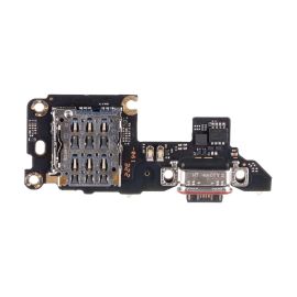 Плата нижняя для Xiaomi 24117RK2CG на системный разъем, разъем Sim-карты и микрофон (оригинал)