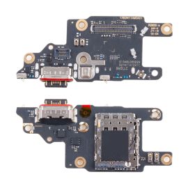 Плата нижняя для Xiaomi Poco X6 Pro 5G на системный разъем, разъем Sim-карты и микрофон (оригинал)