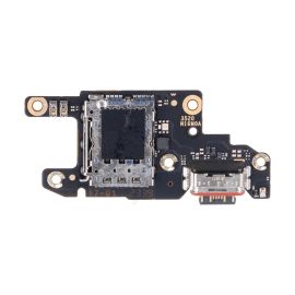 Плата нижняя для Xiaomi Redmi Note 13 Pro 5G на системный разъем, разъем Sim-карты и микрофон (оригинал)