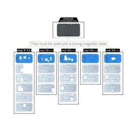 Платформа для реболлинга Mijing Z20 Pro (в комплекте межплатные трафареты) для iPhone X–15 Pro Max