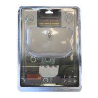 Разветвитель гнезда прикуривателя WF-0032 (3 выхода+usb) <белый> ― OnlineBazar.su