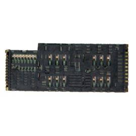 Разъем sim-карты для Fly E158 в сборе с разъемом карты для памяти