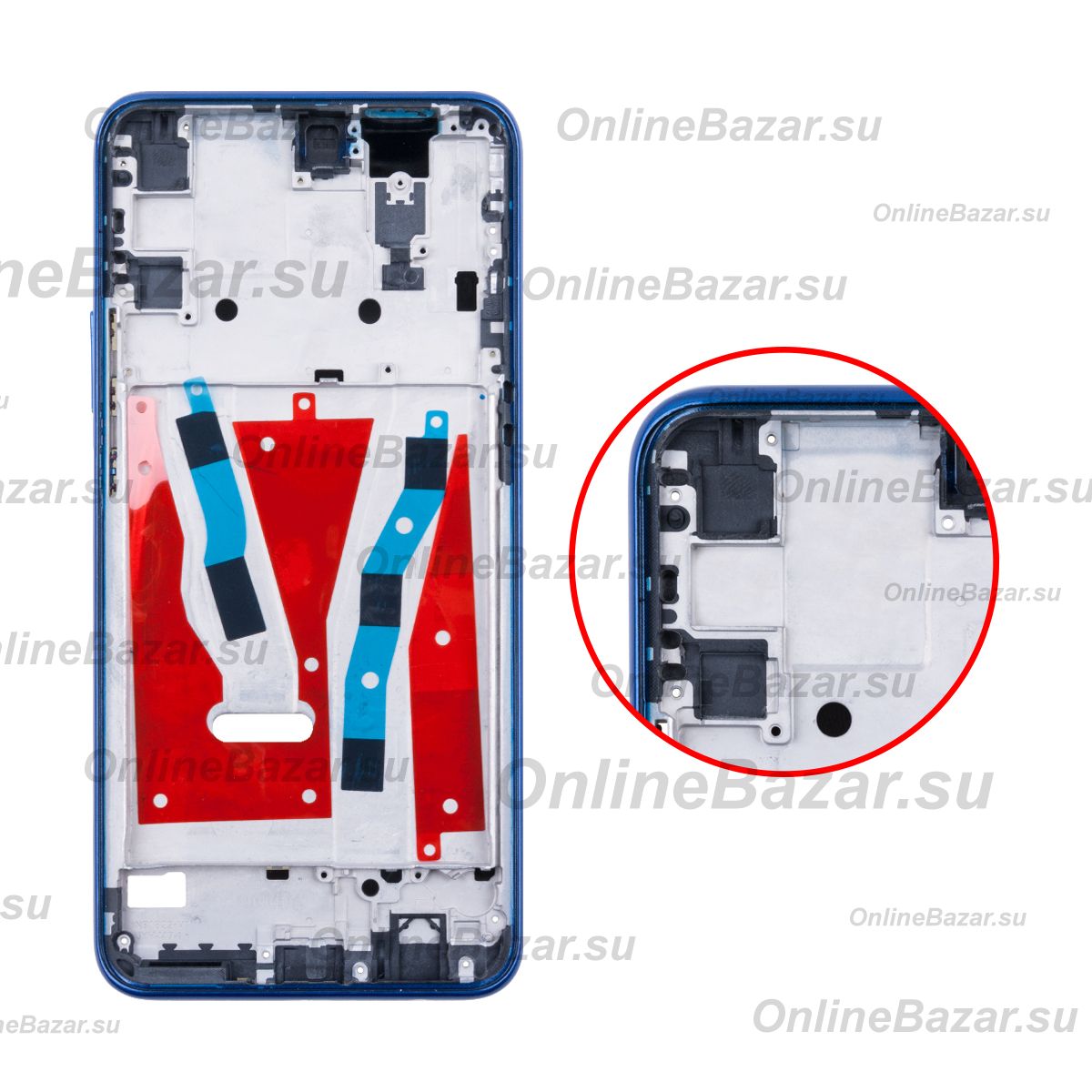 Рамка дисплея для Huawei STK-LX1 <синий> ― OnlineBazar.su
