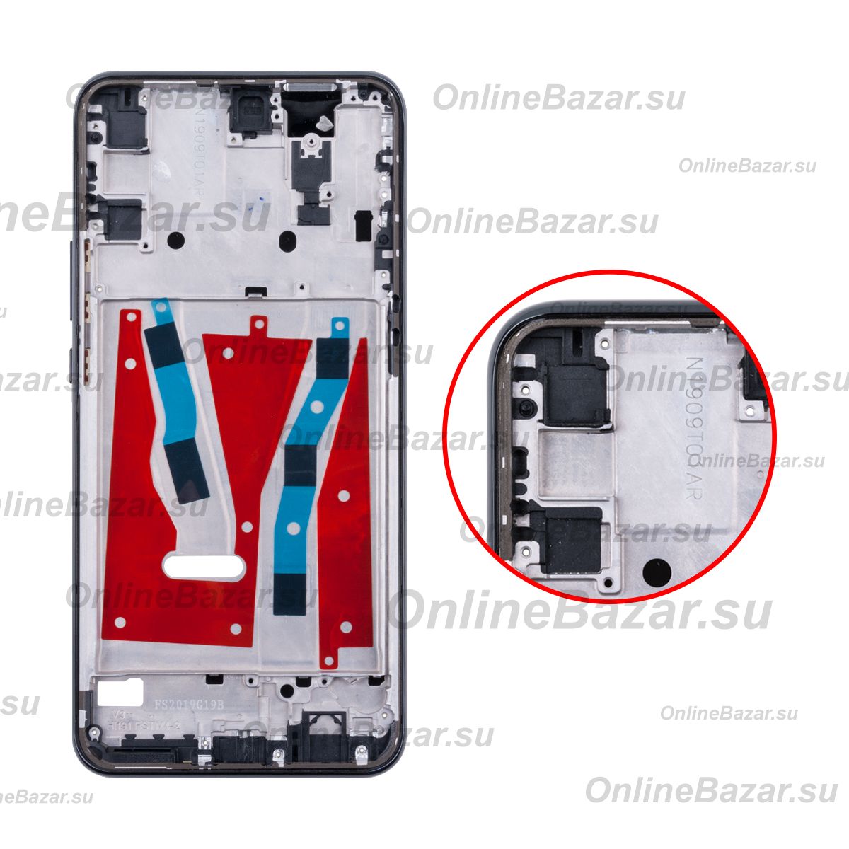 Рамка дисплея для Huawei STK-LX1 <черный> ― OnlineBazar.su