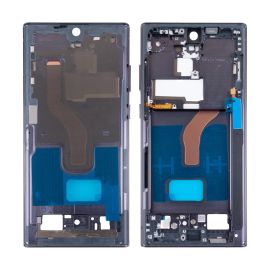 Рамка дисплея для Samsung SM-S908B (Galaxy S22 Ultra) <черный> (оригинал)