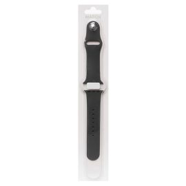 Ремешки для Apple Watch Series 6 (40 mm) Sport Band силиконовый (размер L) <темно-серый>