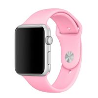 Ремешки для Apple Watch Series 2 (38 mm) Sport Band силиконовый (размер S) <светло-розовый> ― OnlineBazar.su