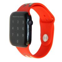 Ремешки для Apple Watch Series 6 (44 mm) силиконовый (рис. 015) ― OnlineBazar.su