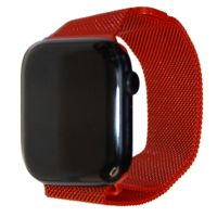 Ремешки для Apple Watch Series 2 (38 mm) металлический миланский <красный> ― OnlineBazar.su