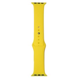 Ремешки для Apple Watch SE (40 mm) Sport Band силиконовый (размер S) <канареечный>