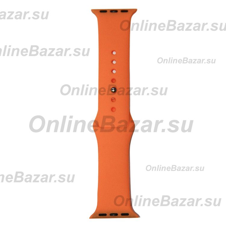 Ремешки для Apple Watch Series 2 (38 mm) Sport Band силиконовый (размер S) <свежая папайя> ― OnlineBazar.su