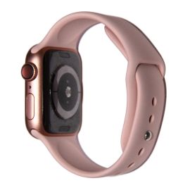 Ремешки для Apple Watch SE (40 mm) Sport Band силиконовый (размер L) <розовый песок>