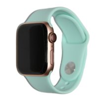 Ремешки для Apple Watch SE (40 mm) Sport Band силиконовый (размер L) <мятный> ― OnlineBazar.su