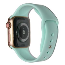 Ремешки для Apple Watch SE (40 mm) Sport Band силиконовый (размер L) <мятный>
