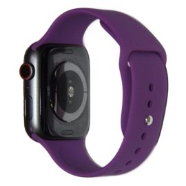 Ремешки для Apple Watch Series 7 (45 mm) Sport Band силиконовый (размер L) <пурпурный>