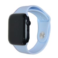 Ремешки для Apple Watch SE (44 mm) Sport Band силиконовый (размер L) <небесно-голубой> ― OnlineBazar.su