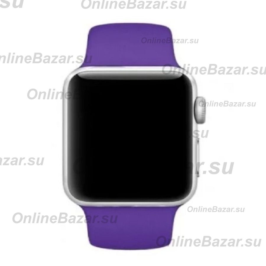 Ремешки для Apple Watch SE (40 mm) Sport Band силиконовый (размер L) <темный индиго> ― OnlineBazar.su