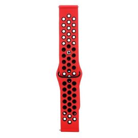 Ремешки Motorola Moto 360 2 42mm силиконовые Sport Band <красно-черный>