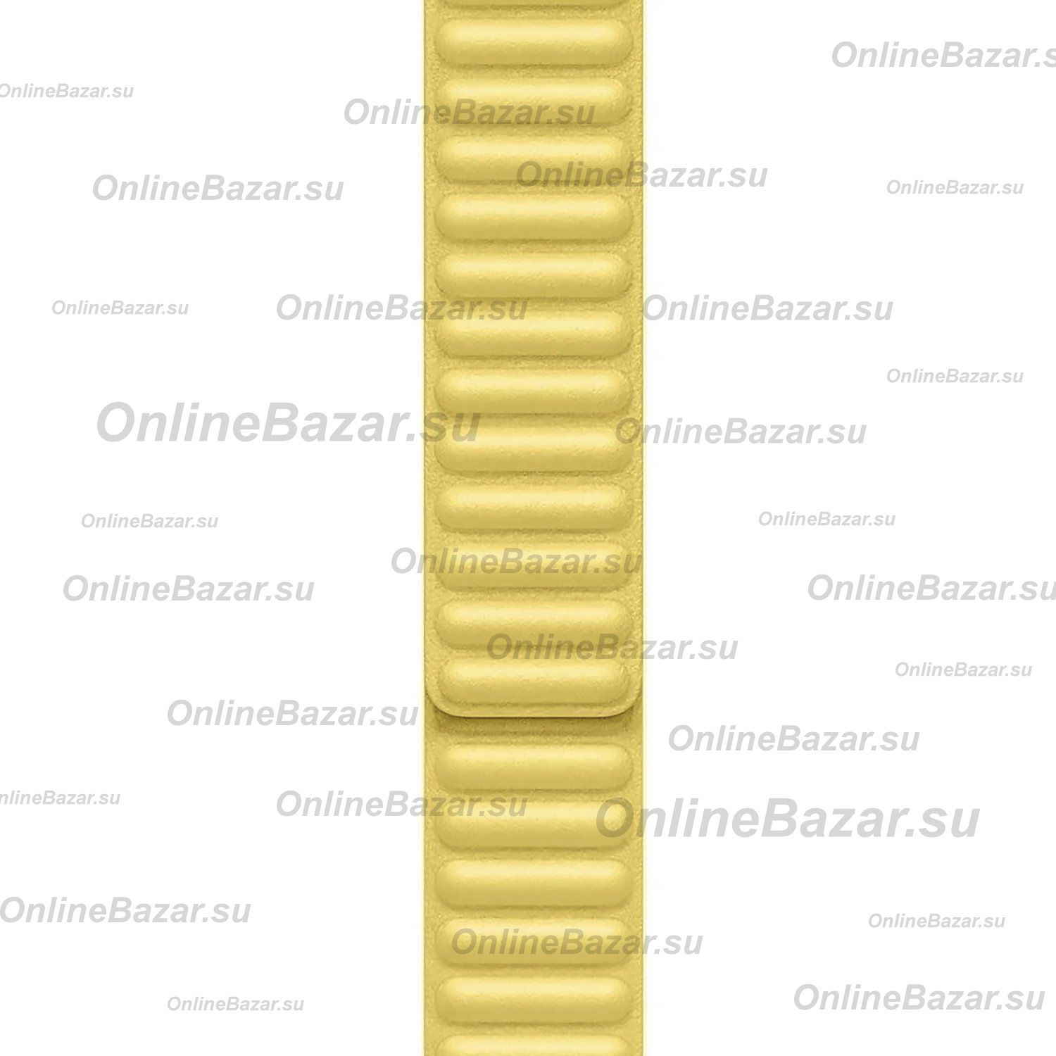 Ремешок для часов экокожа на магните универсальный 22 мм <желтый> ― OnlineBazar.su
