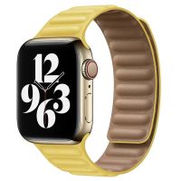 Ремешок для Apple Watch Series 8 (41 mm) силиконовый на магните №2 <желтый> ― OnlineBazar.su