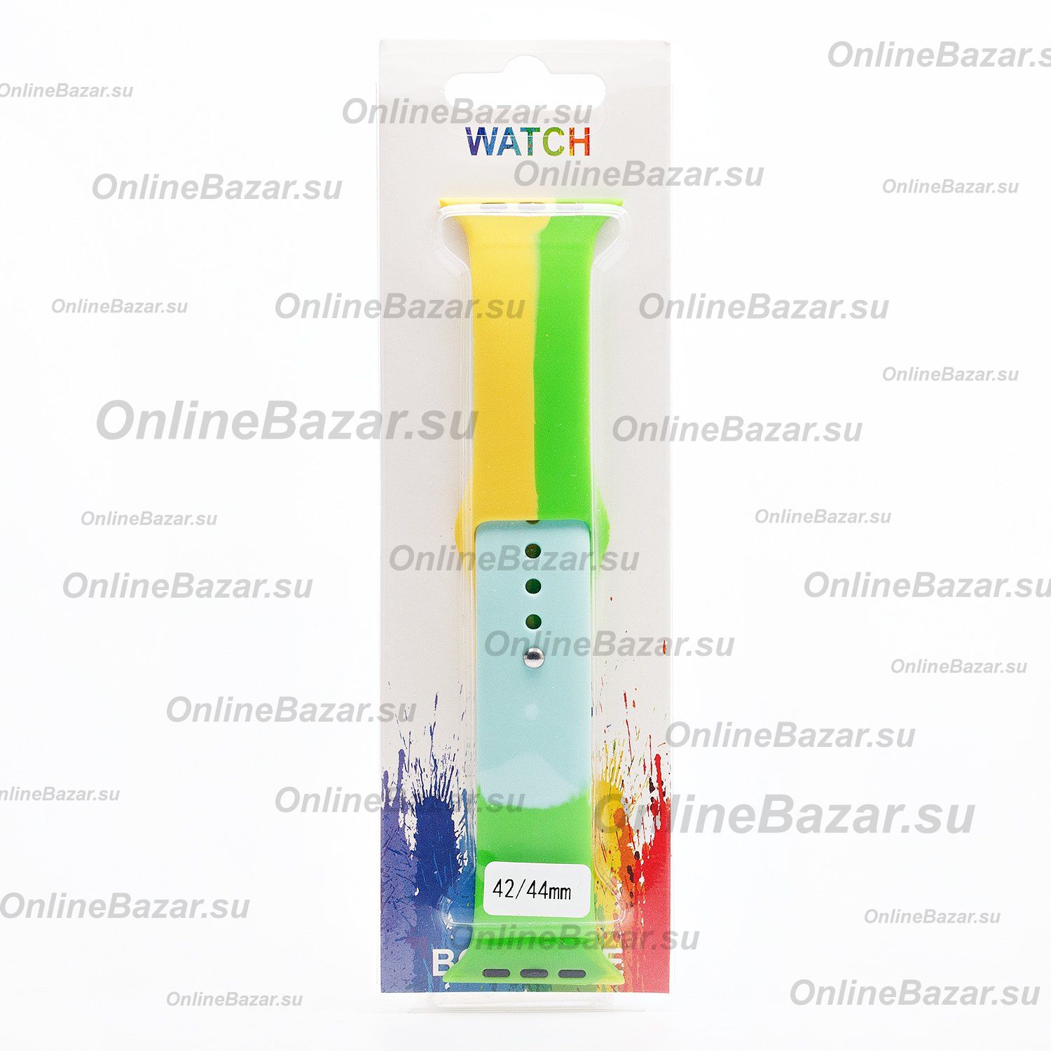 Ремешки для Apple Watch SE (40 mm) силиконовый Sport Band (рис. 011) ― OnlineBazar.su