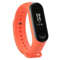 Ремешок для Xiaomi Mi Band 4 силиконовый <оранжевый> ― OnlineBazar.su