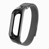 Ремешок для Xiaomi Mi Band 5 металлические, сетчатые <черный> ― OnlineBazar.su