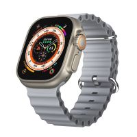 Ремешки для Apple Watch Series 2 (38 mm) Ocean Band силиконовый <серый> ― OnlineBazar.su