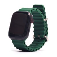 Ремешки для Apple Watch Series 1 (38 mm) Ocean Band силиконовый <зеленый> ― OnlineBazar.su