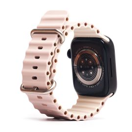 Ремешки для Apple Watch Series 3 (42 mm) Ocean Band силиконовый <бежевый камень>