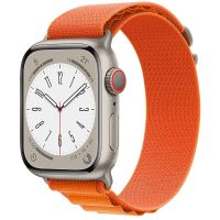 Ремешок для Apple Watch Series 8 (45 mm) Alpine Loop текстиль <оранжевый> ― OnlineBazar.su