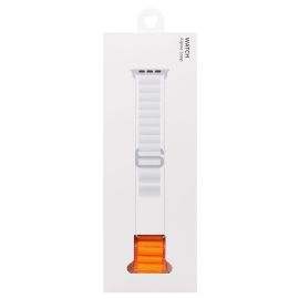 Ремешок для Apple Watch Series 8 (45 mm) Alpine Loop текстиль <оранжевый>