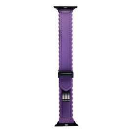 Ремешок для Apple Watch Series 6 (44 mm) Lace силиконовый <пурпурный>