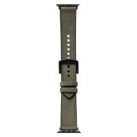 Ремешок для Apple Watch Series 8 (41 mm) экокожа <темно-зеленый> ― OnlineBazar.su