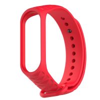 Ремешок для Xiaomi Mi Band 3 ребристый <красный> ― OnlineBazar.su