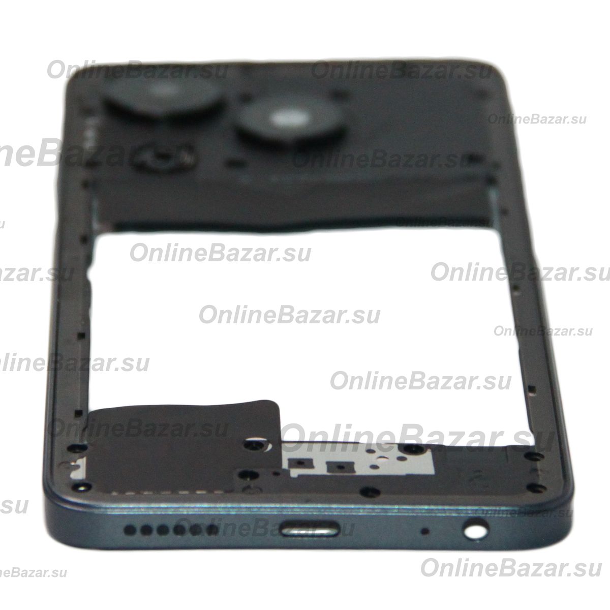 Средняя часть корпуса для Tecno Spark 20C (BG7n) <черный> ― OnlineBazar.su