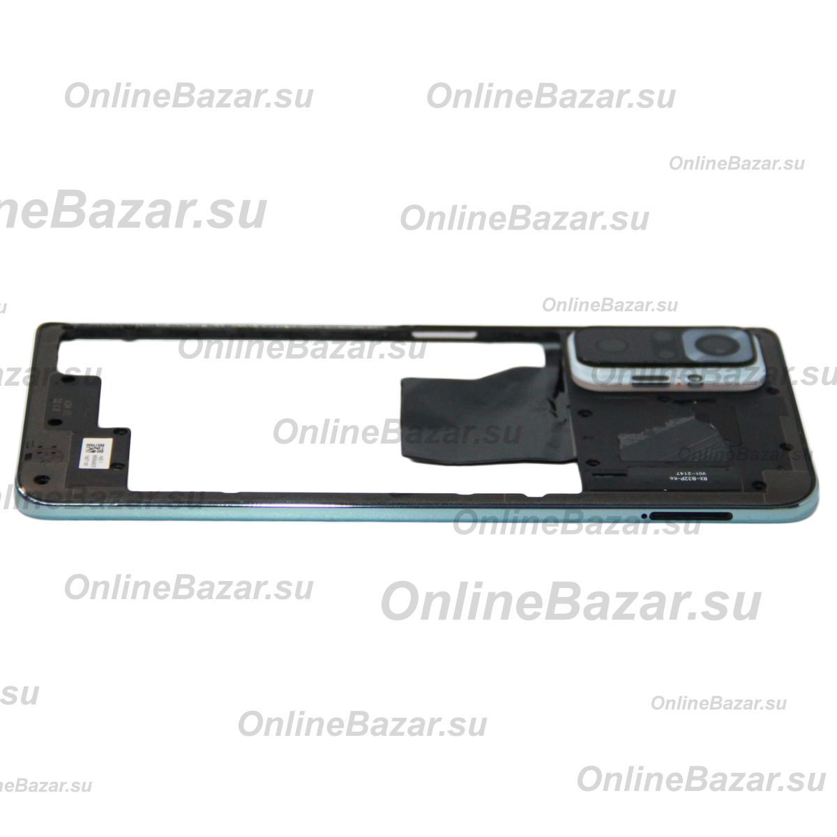 Средняя часть корпуса для Xiaomi M2101K6G <голубой> ― OnlineBazar.su