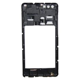 Средняя часть корпуса для Doogee X20L в сборе с антеннами, динамиком и стеклом камеры <черный> (оригинал)