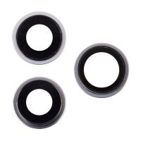 Стекло камеры для Apple iPhone 15 Pro Max (комплект 3 шт.) <белый> ― OnlineBazar.su